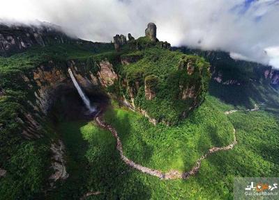 آبشار آنجل ونزوئلا؛بلندترین آبشار جهان، عکس